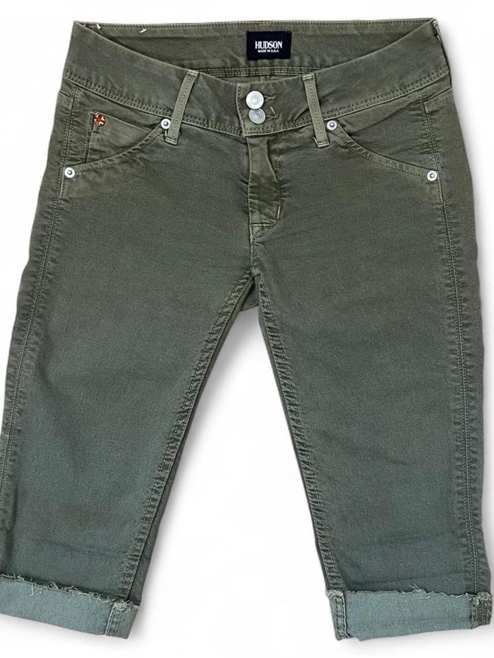 Hudson Jeans Women’s Olive Green Capris